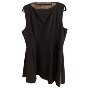 The Limited Black Sleeveless Fit and Flare Dress